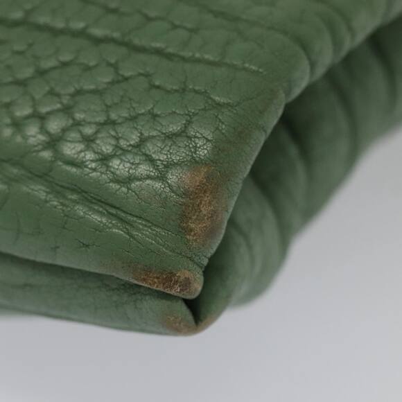 PRADA Shoulder Bag Leather Green - Picture 9 of 9